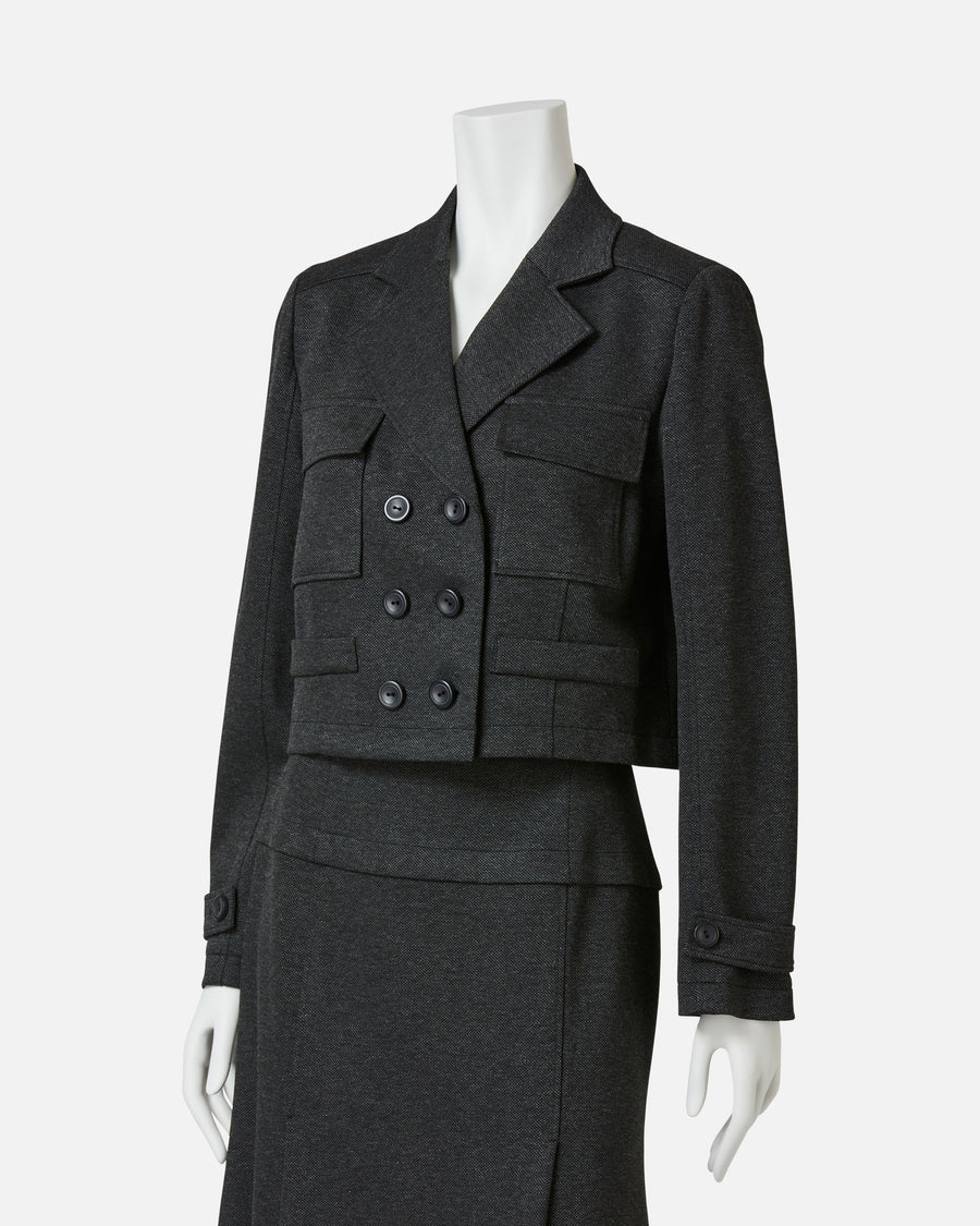 Short Double Jersey Jacket
