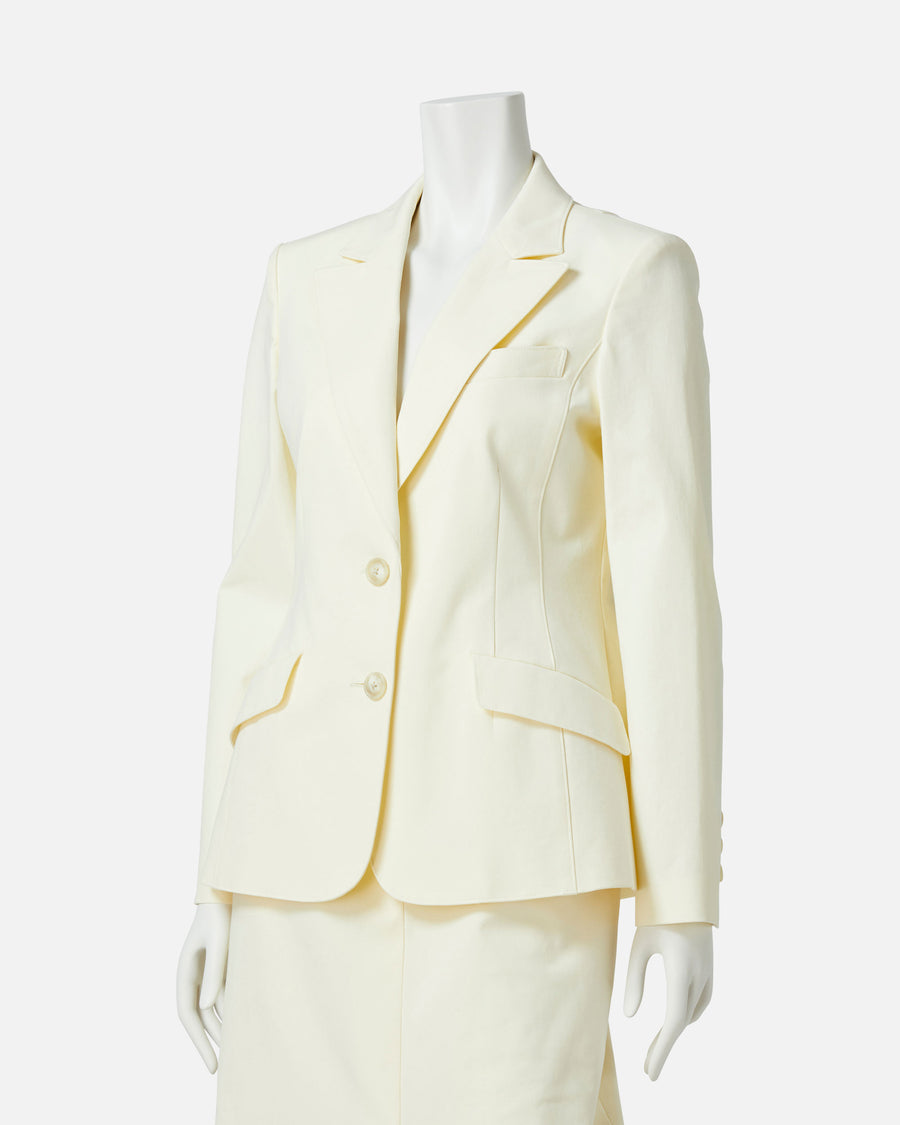 Stretch Gabardine Tailored Jacket