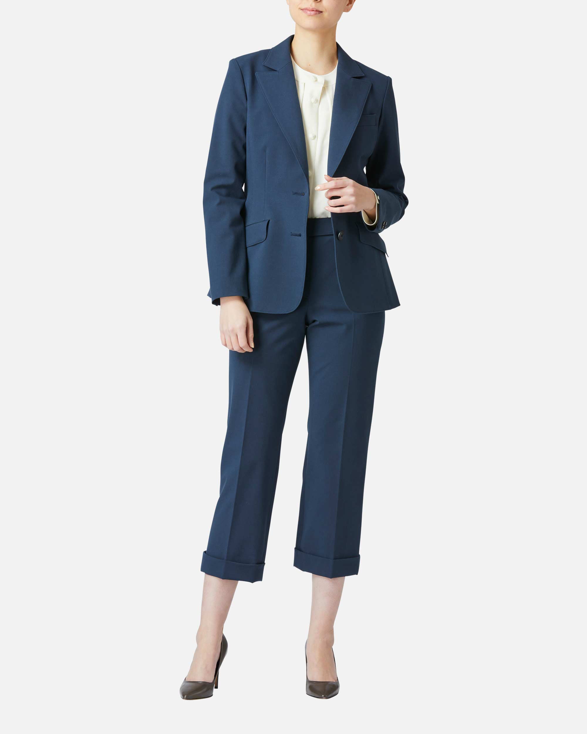 Round Neck Pleated Blouse