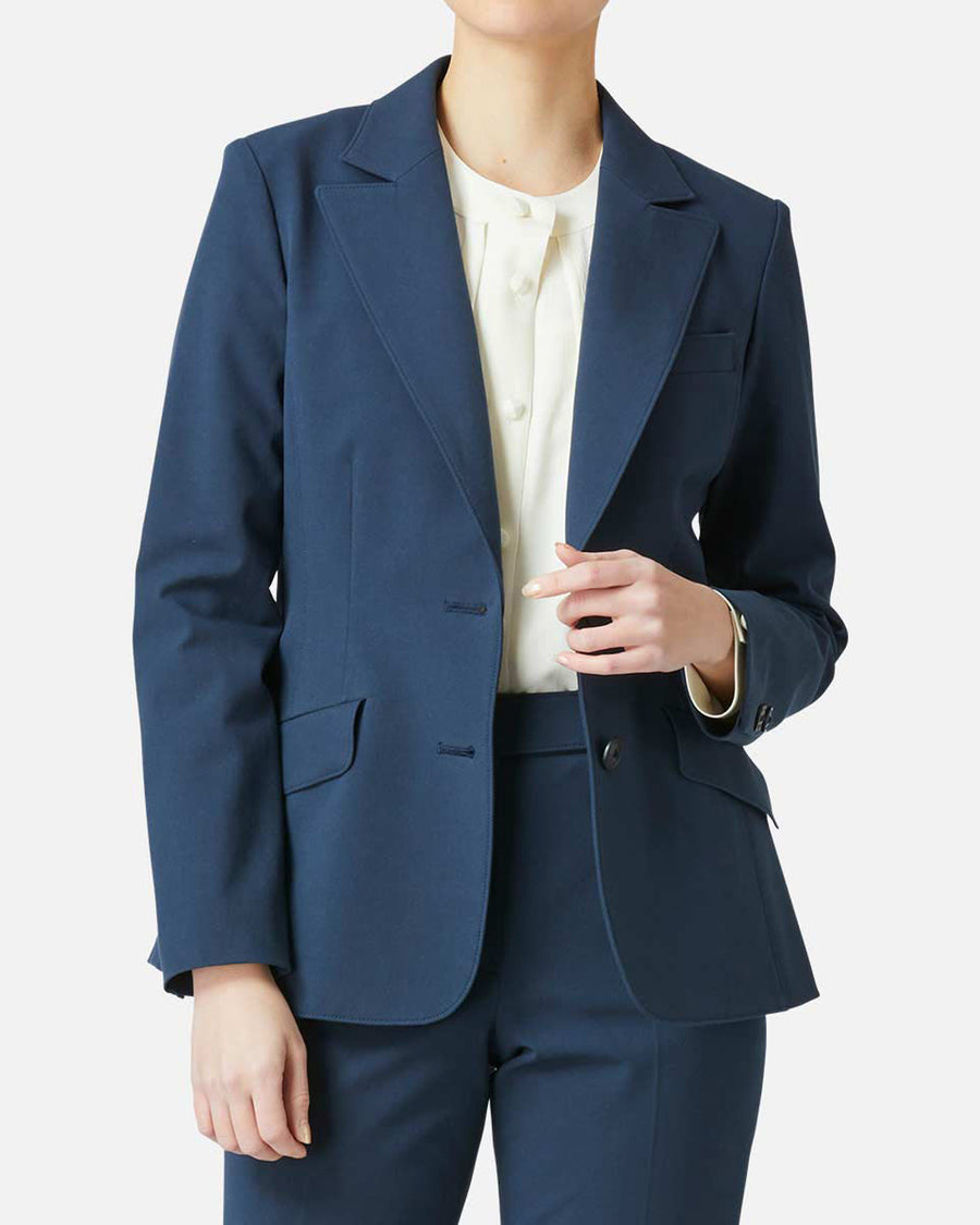 Stretch Gabardine Tailored Jacket