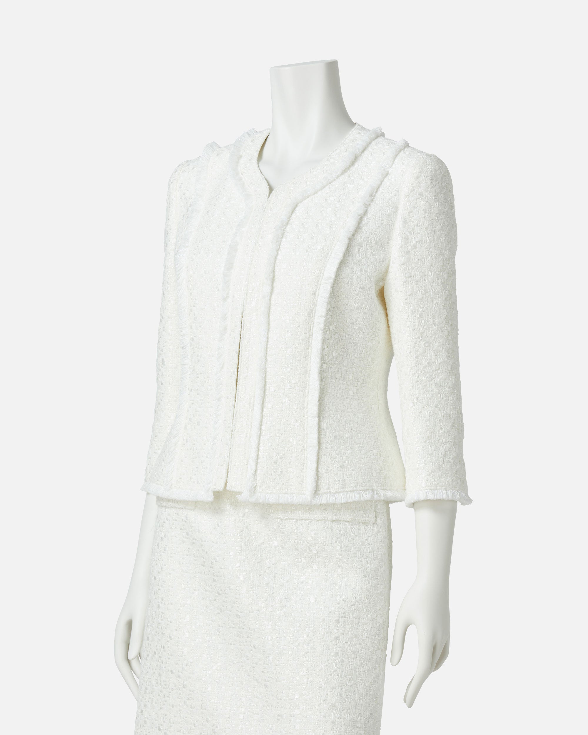 Fringed Summer Tweed Jacket