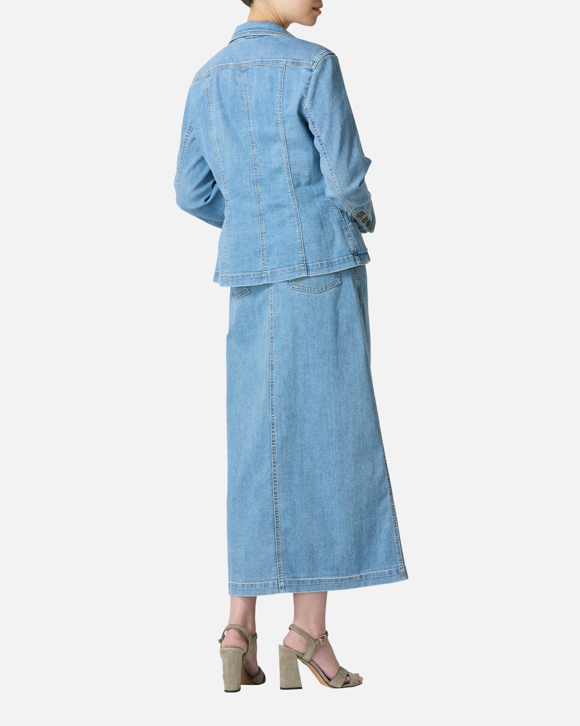 Summer Denim Long Skirt