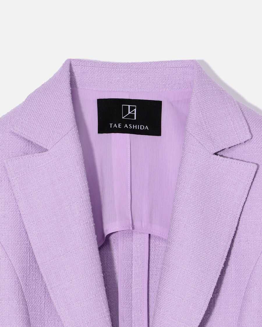 Summer Cotton Tweed Tailored Jacket
