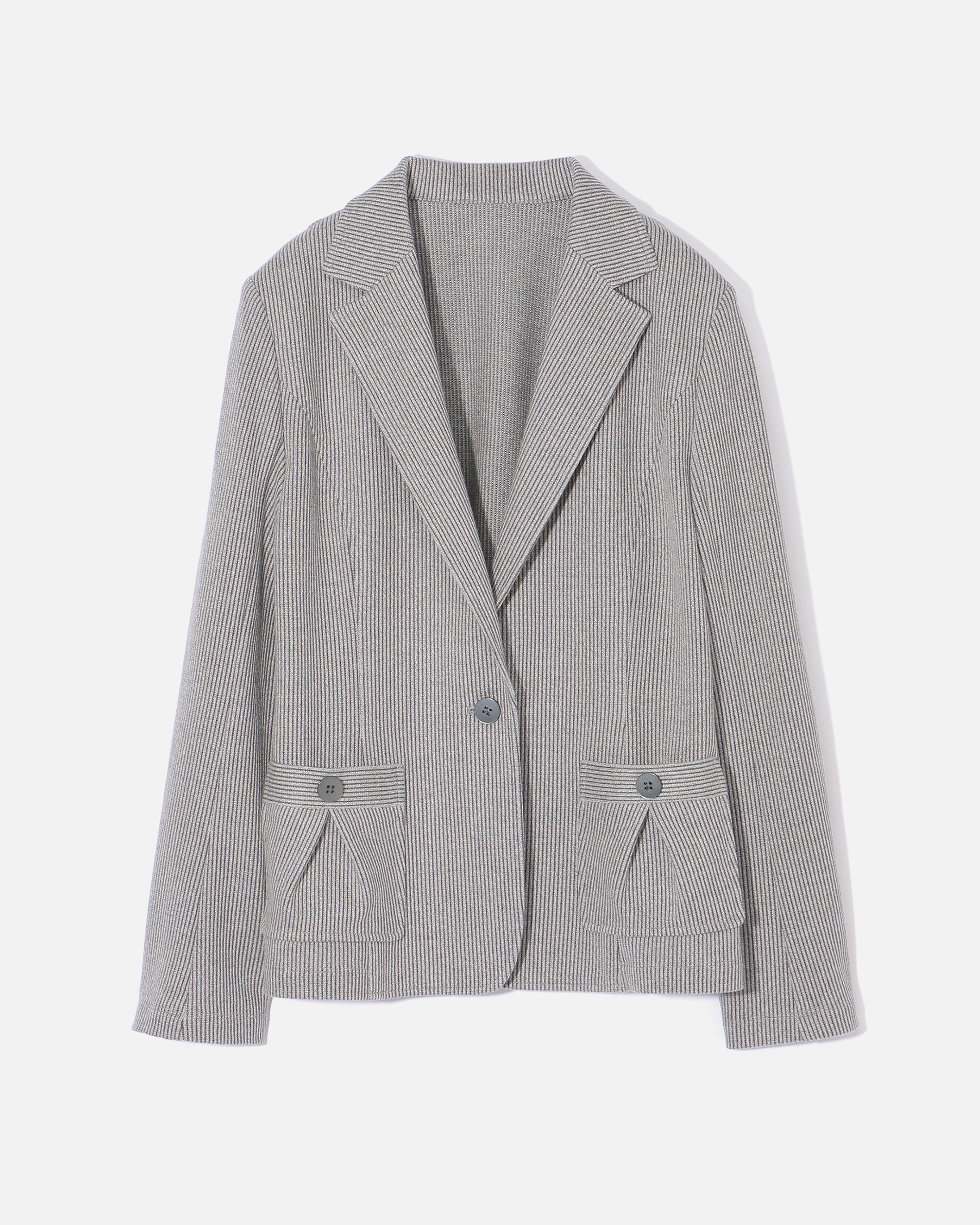 Linen Cotton Jersey Seamless Jacket