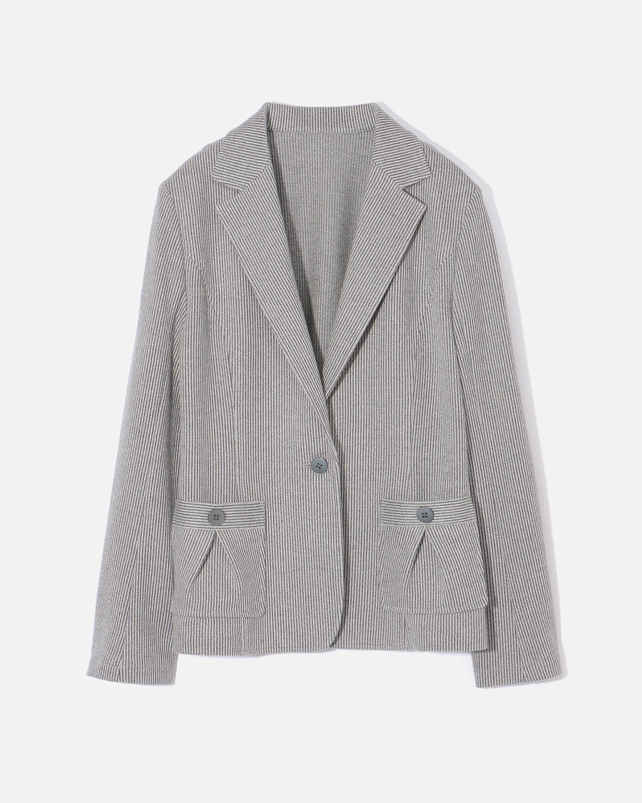 Linen Cotton Jersey Seamless Jacket