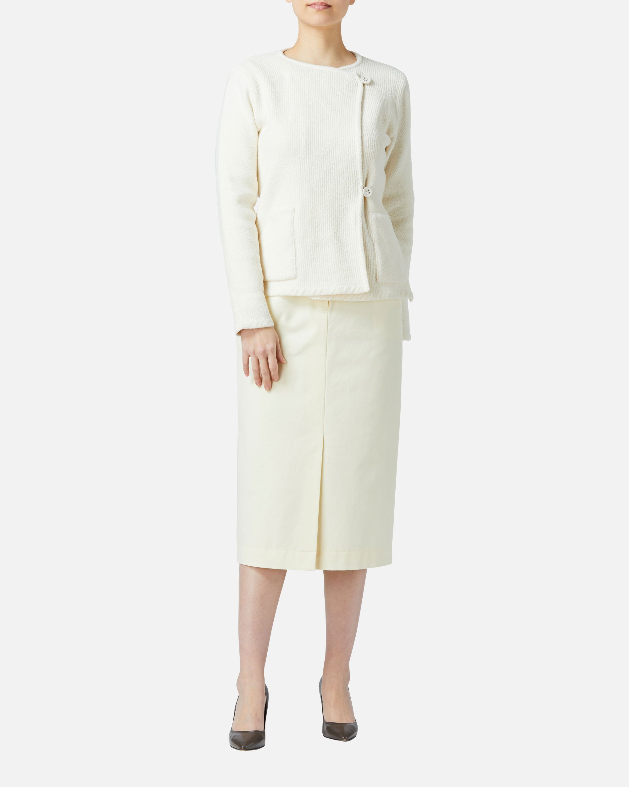 Cotton Chenille Knit Jacket