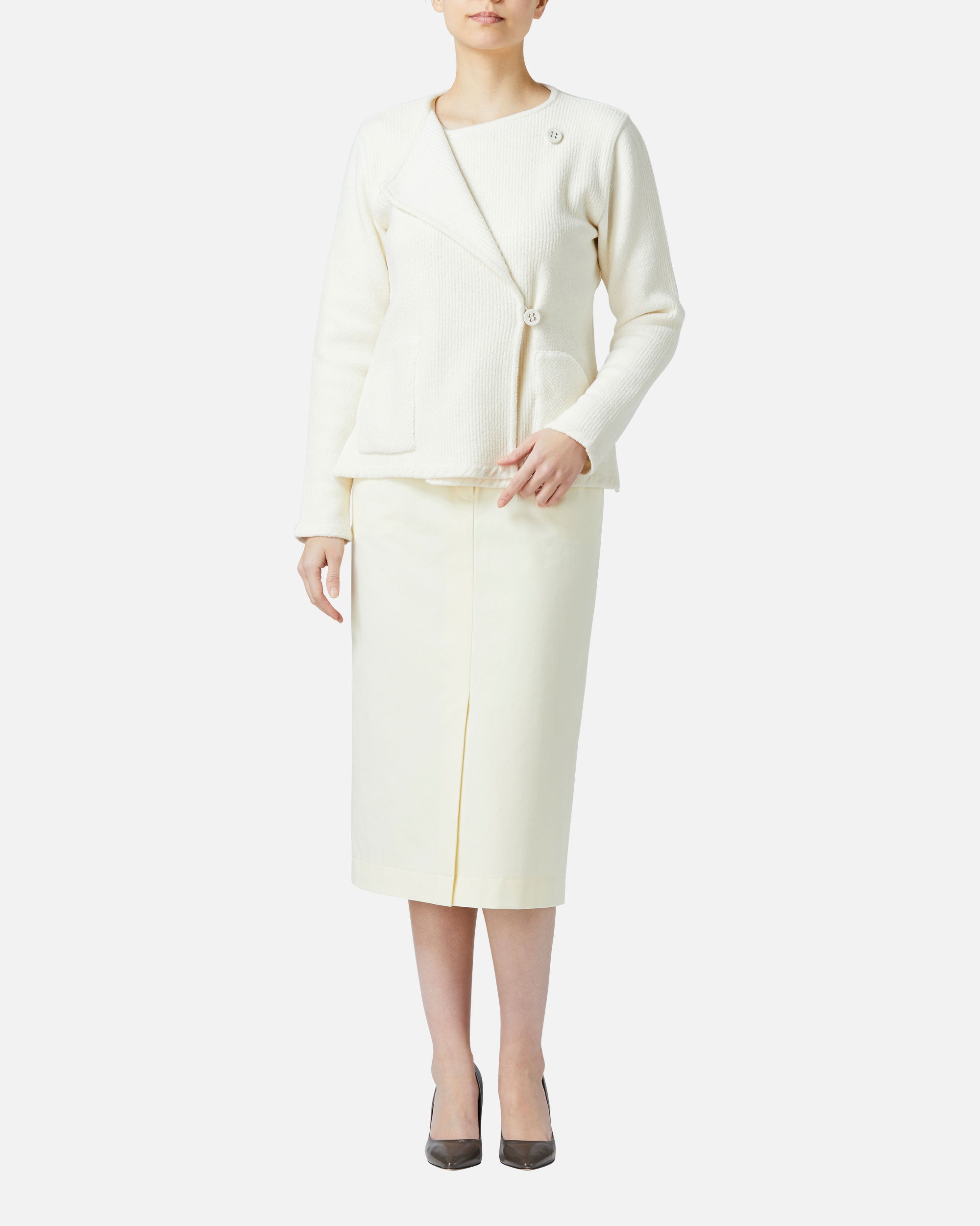 Cotton Chenille Knit Jacket