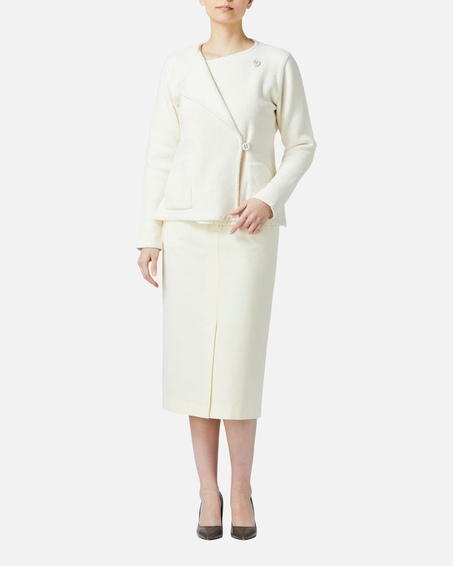 Cotton Chenille Knit Jacket