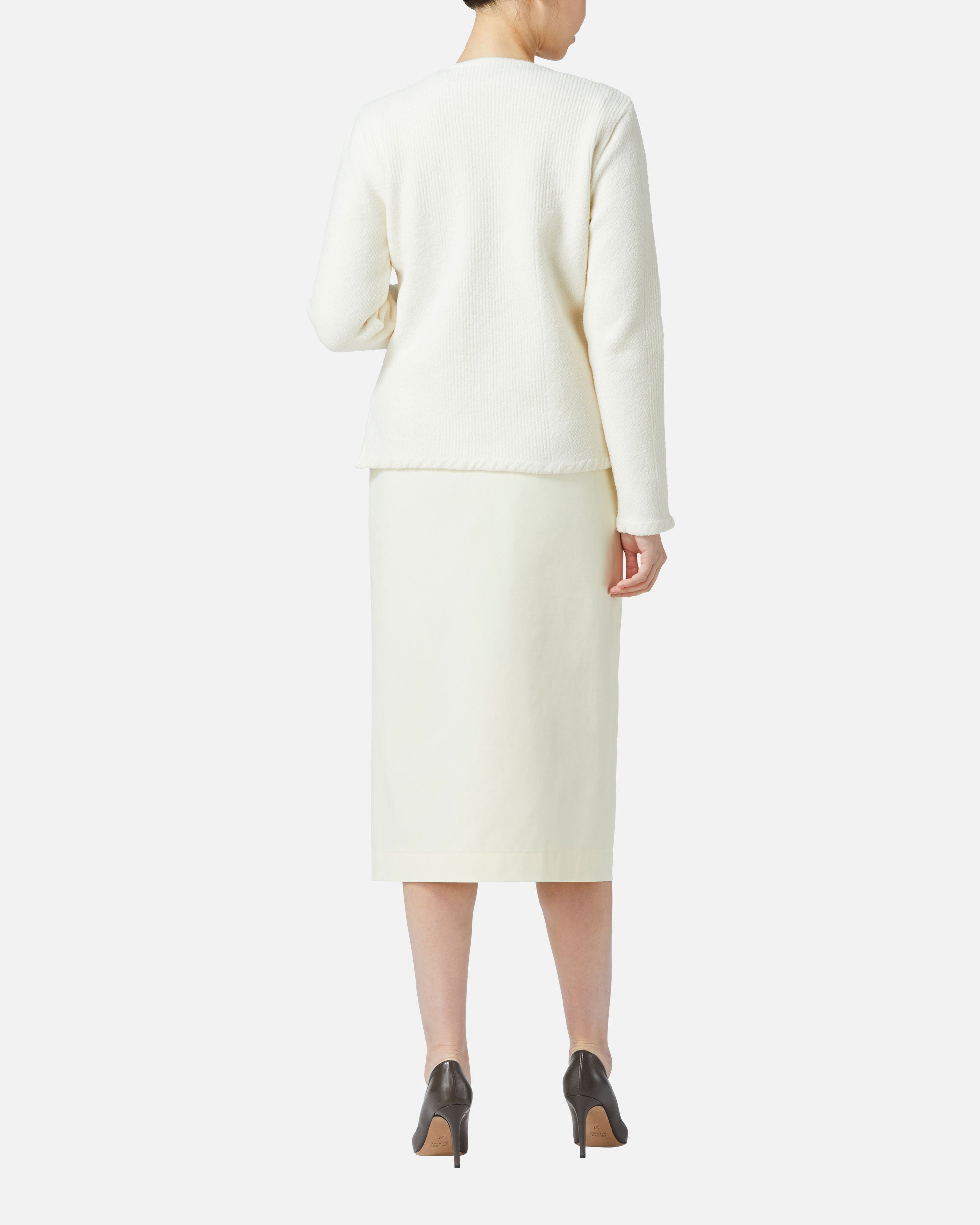 Cotton Chenille Knit Jacket