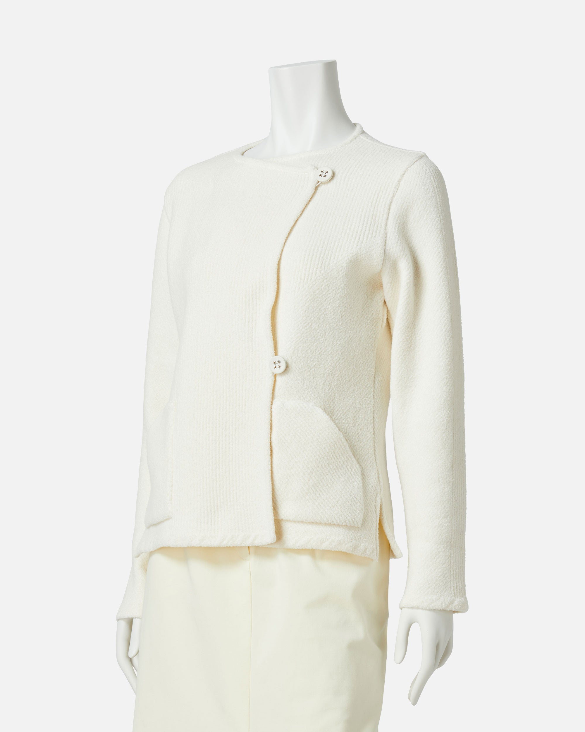 Cotton Chenille Knit Jacket