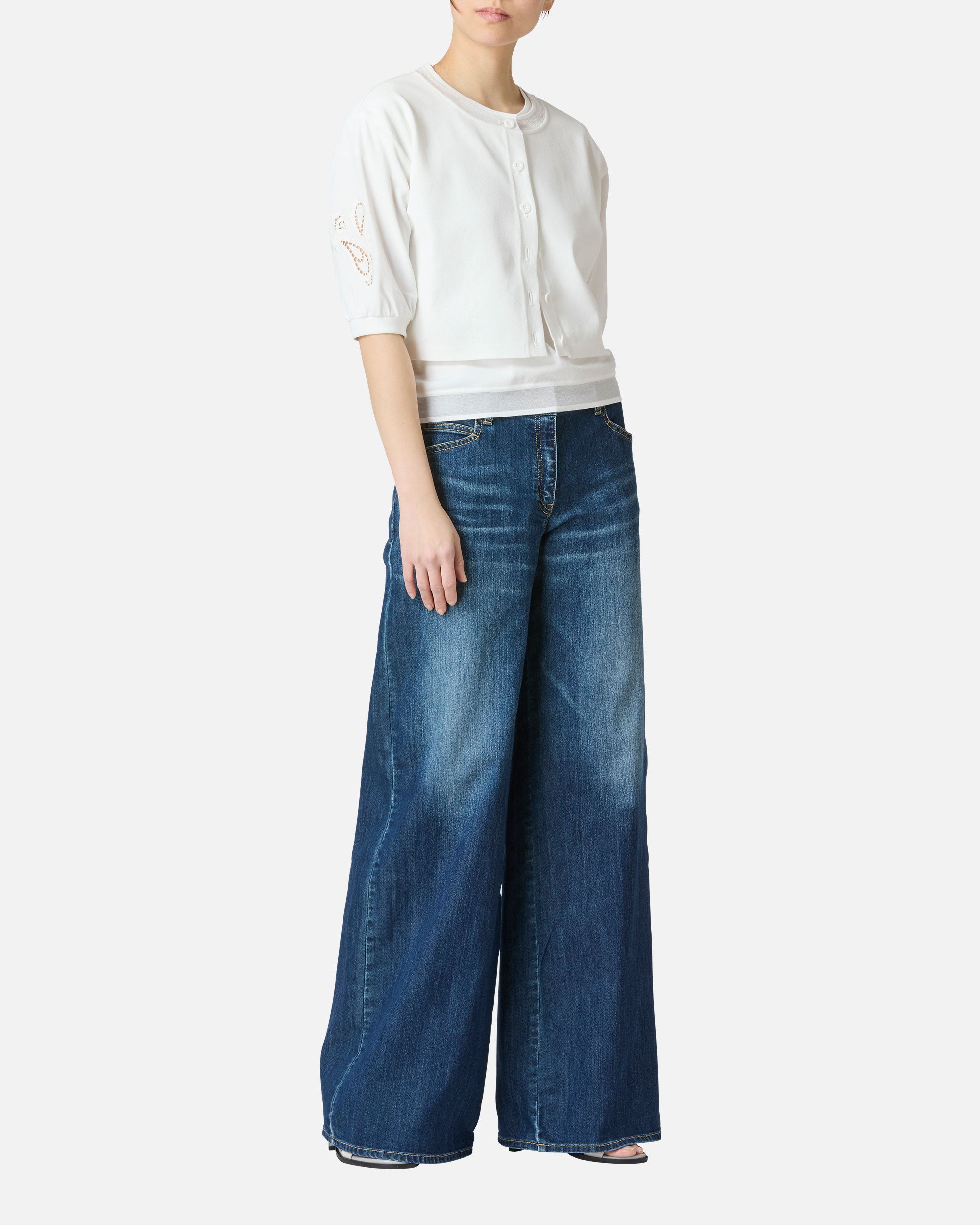 French Sleeve Knit Pullover