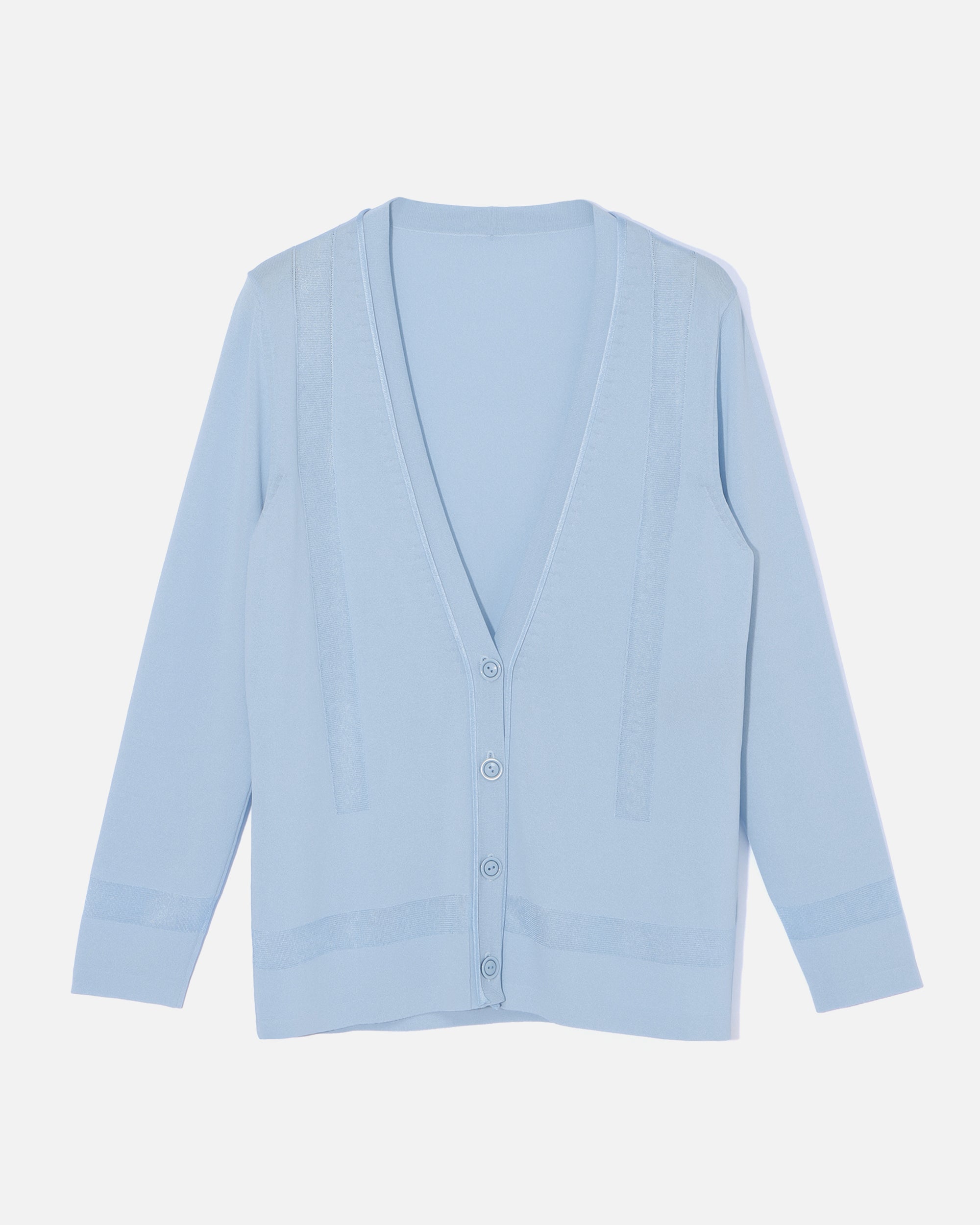 Rayon Stretch Knit Cardigan