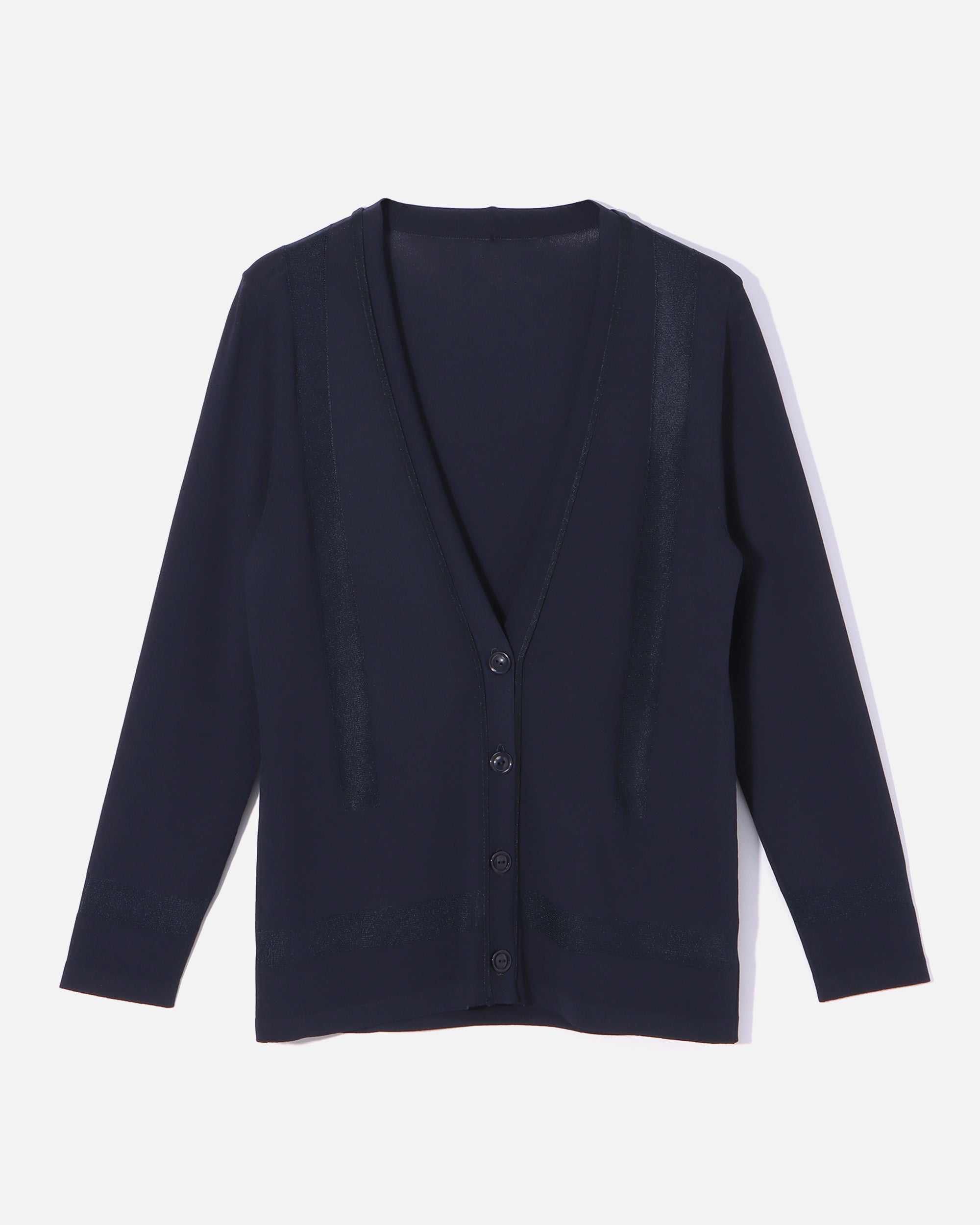 Rayon Stretch Knit Cardigan