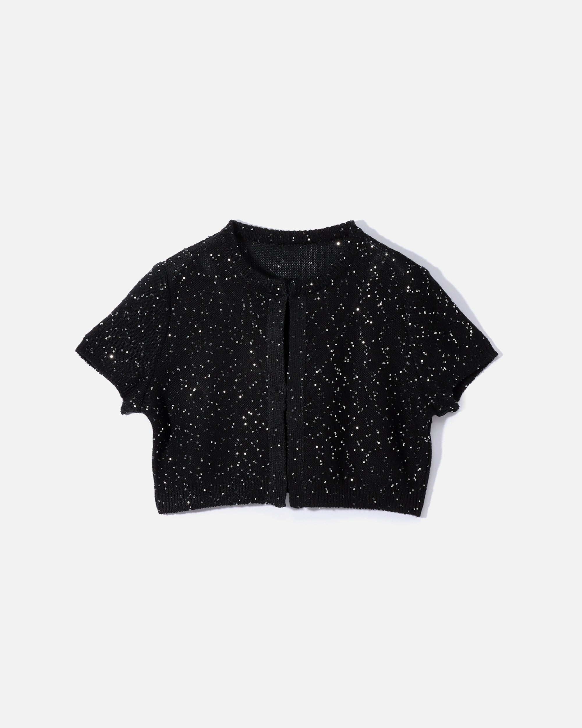 Sequin Knit Cardigan