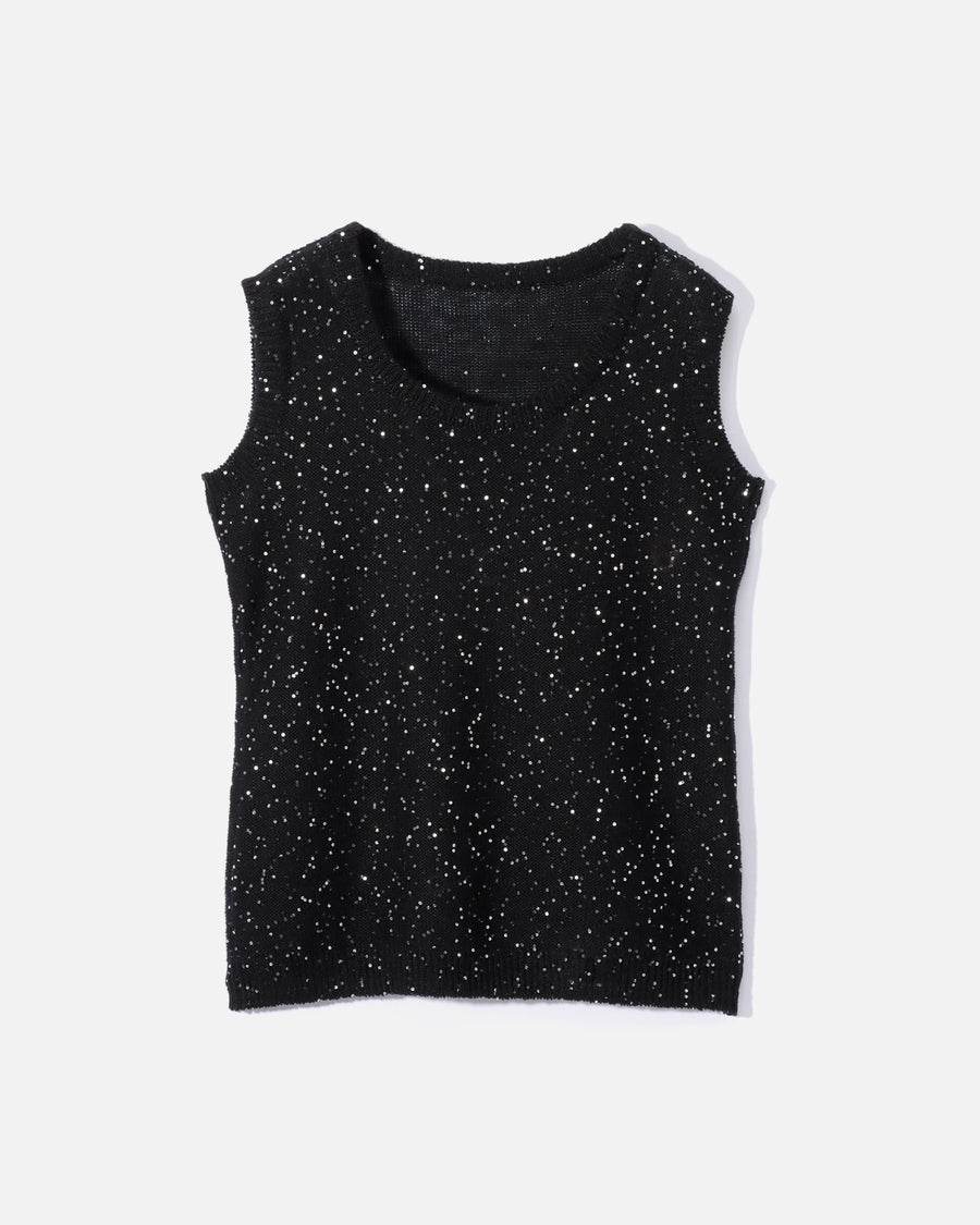 Sequin Knit Pullover