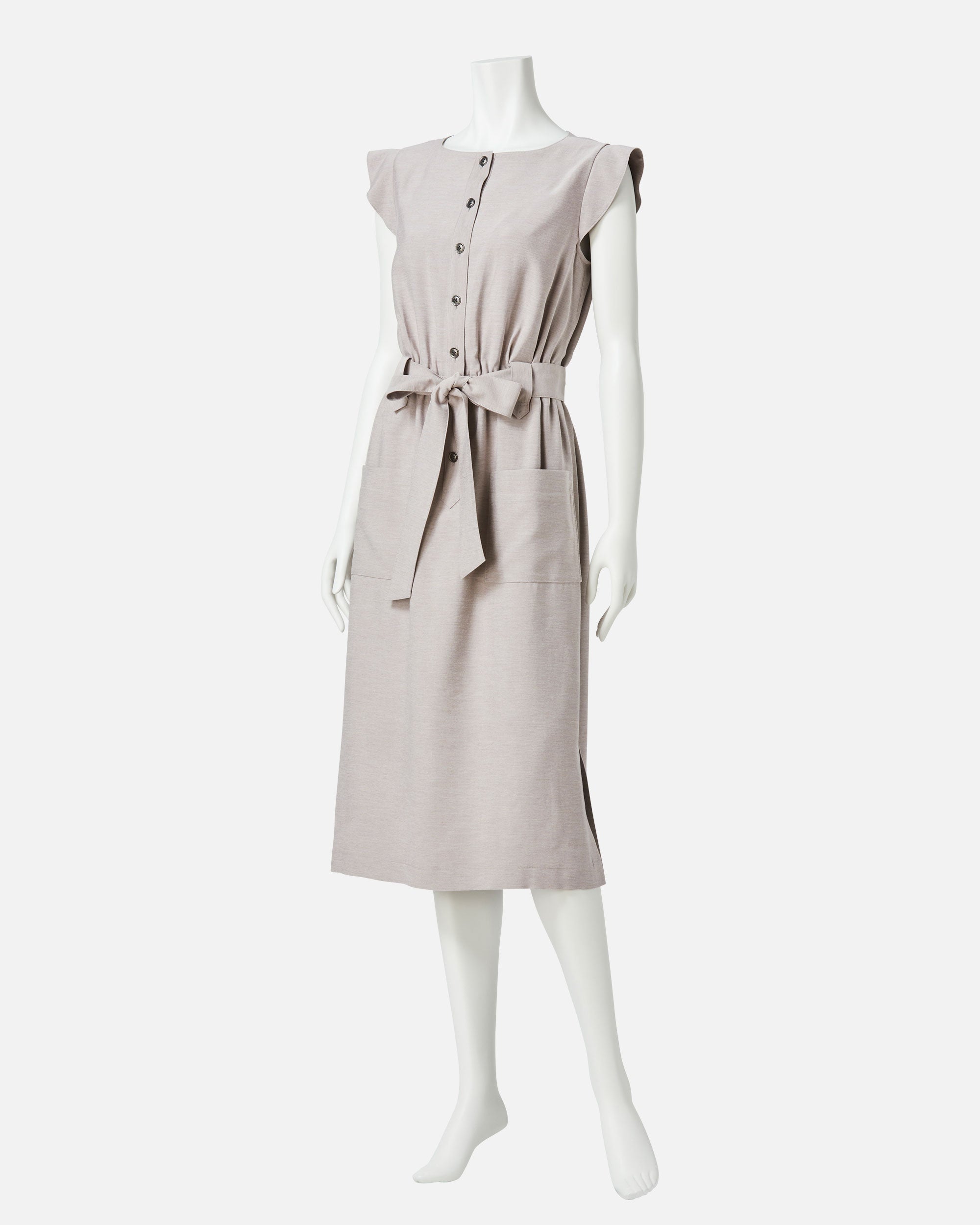 Front Closure Ribbon Dress