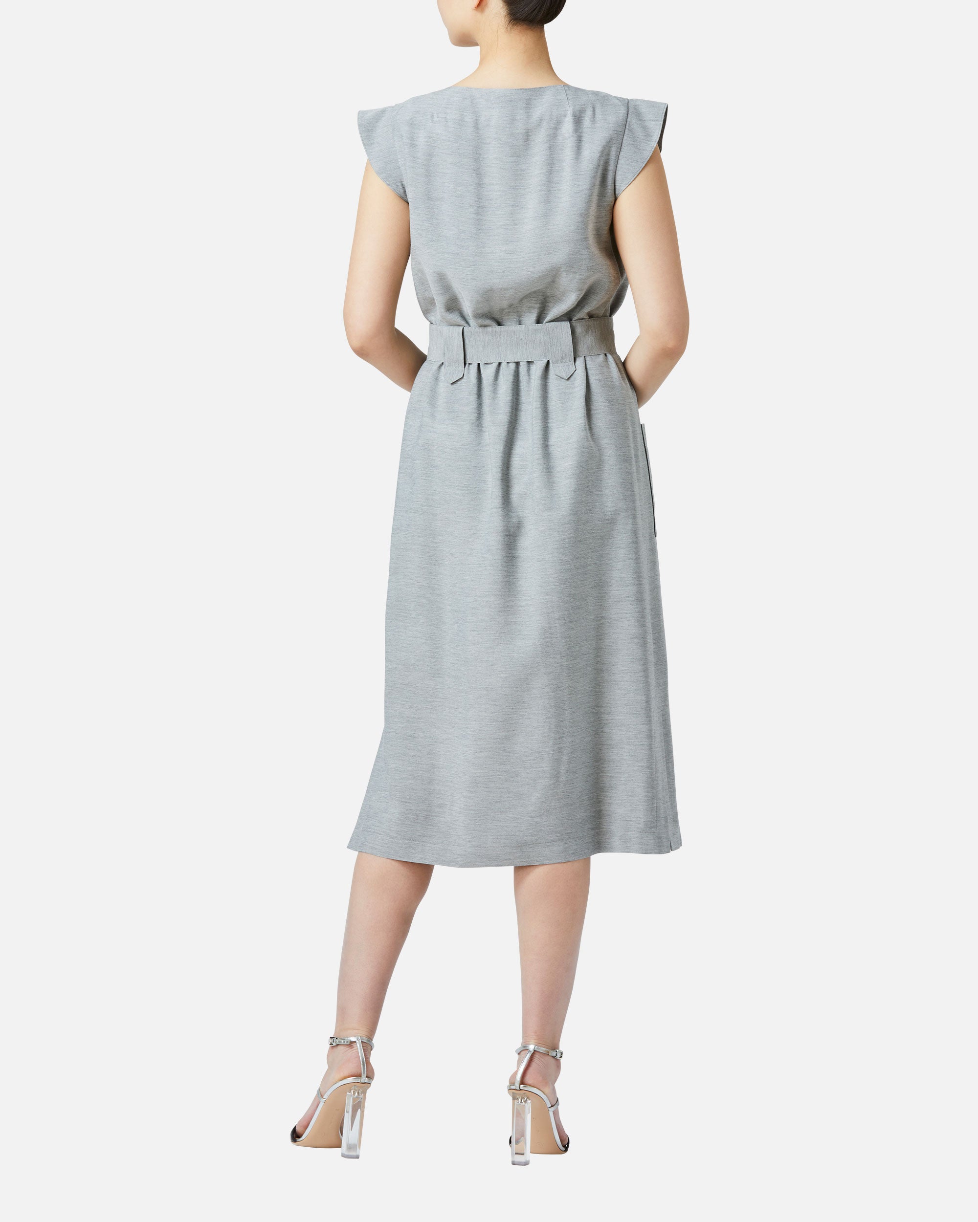 Front Closure Ribbon Dress