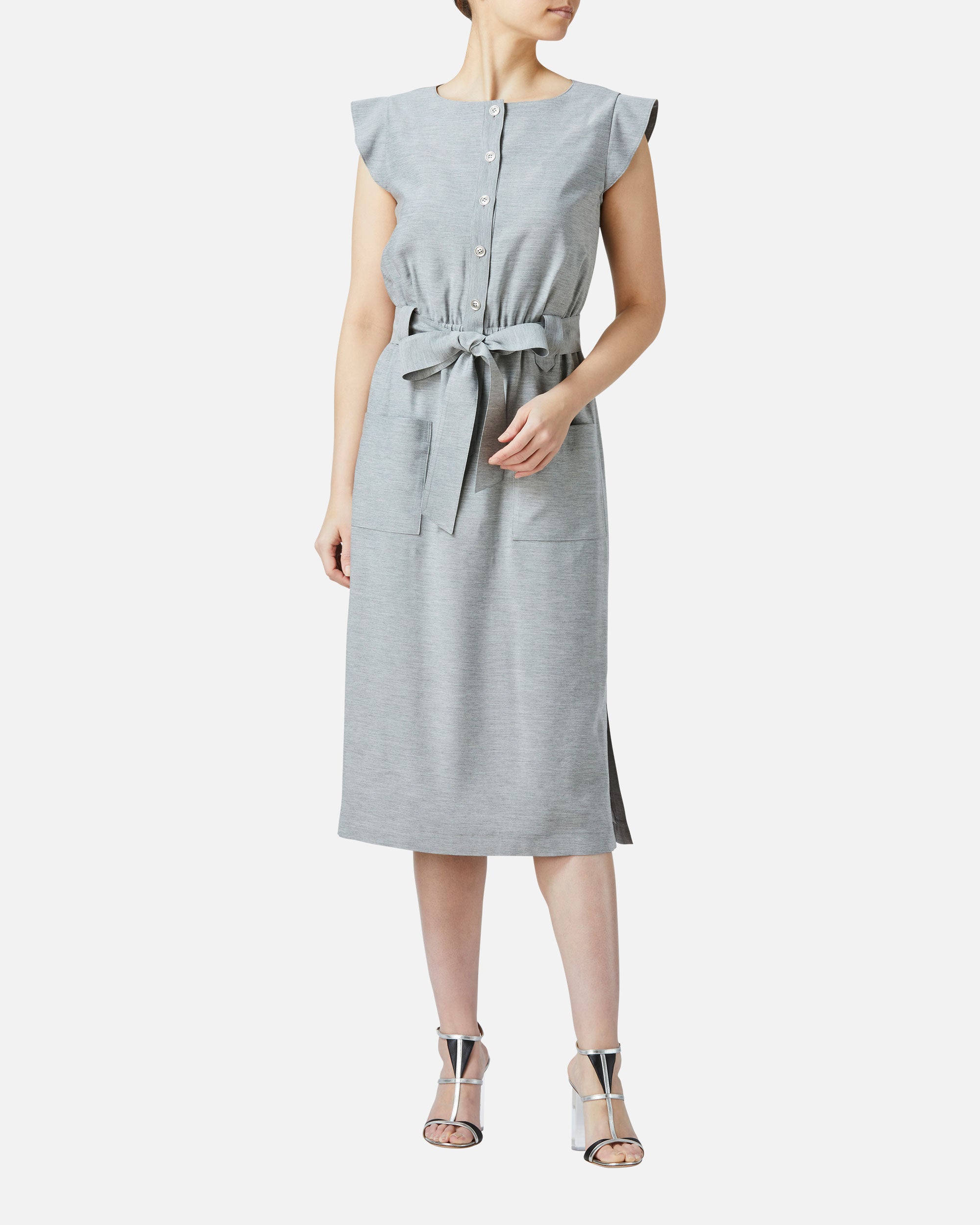 Front Closure Ribbon Dress