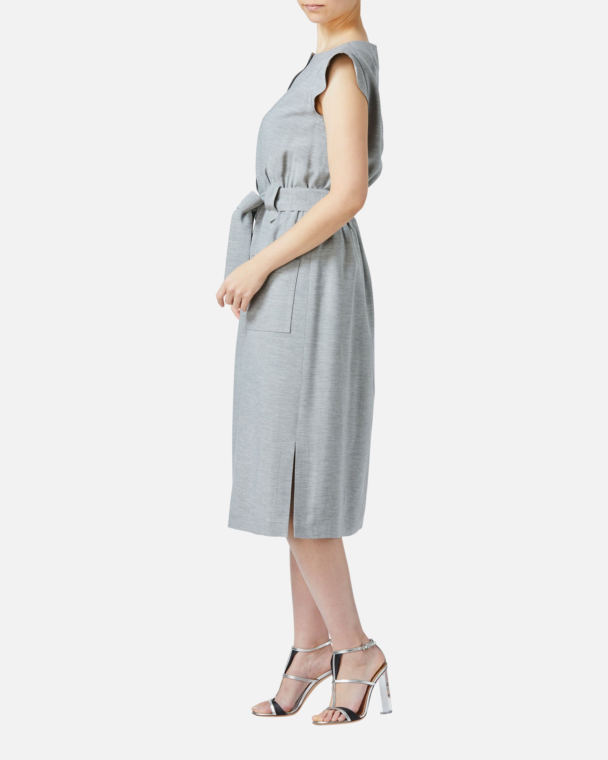 Front Closure Ribbon Dress
