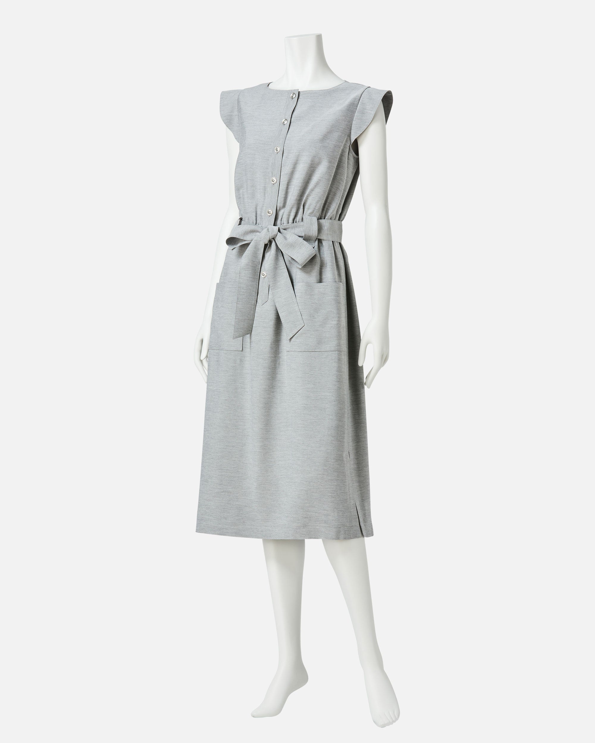 Front Closure Ribbon Dress
