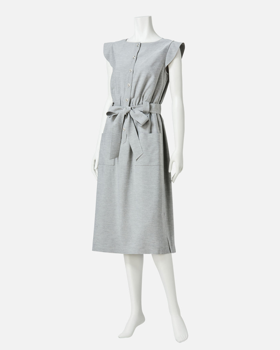 Front Closure Ribbon Dress