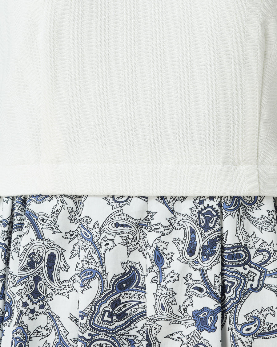 Jersey Summer Dress with Paisley Print
