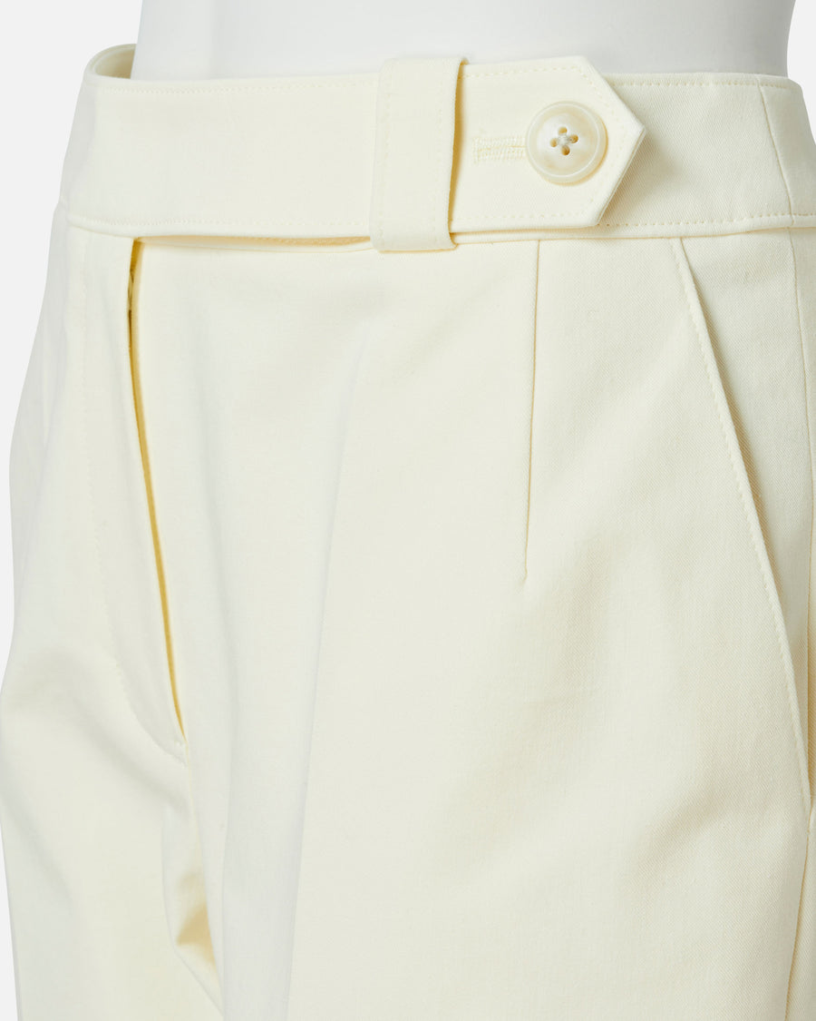 Stretch Gabardine Tapered Pants