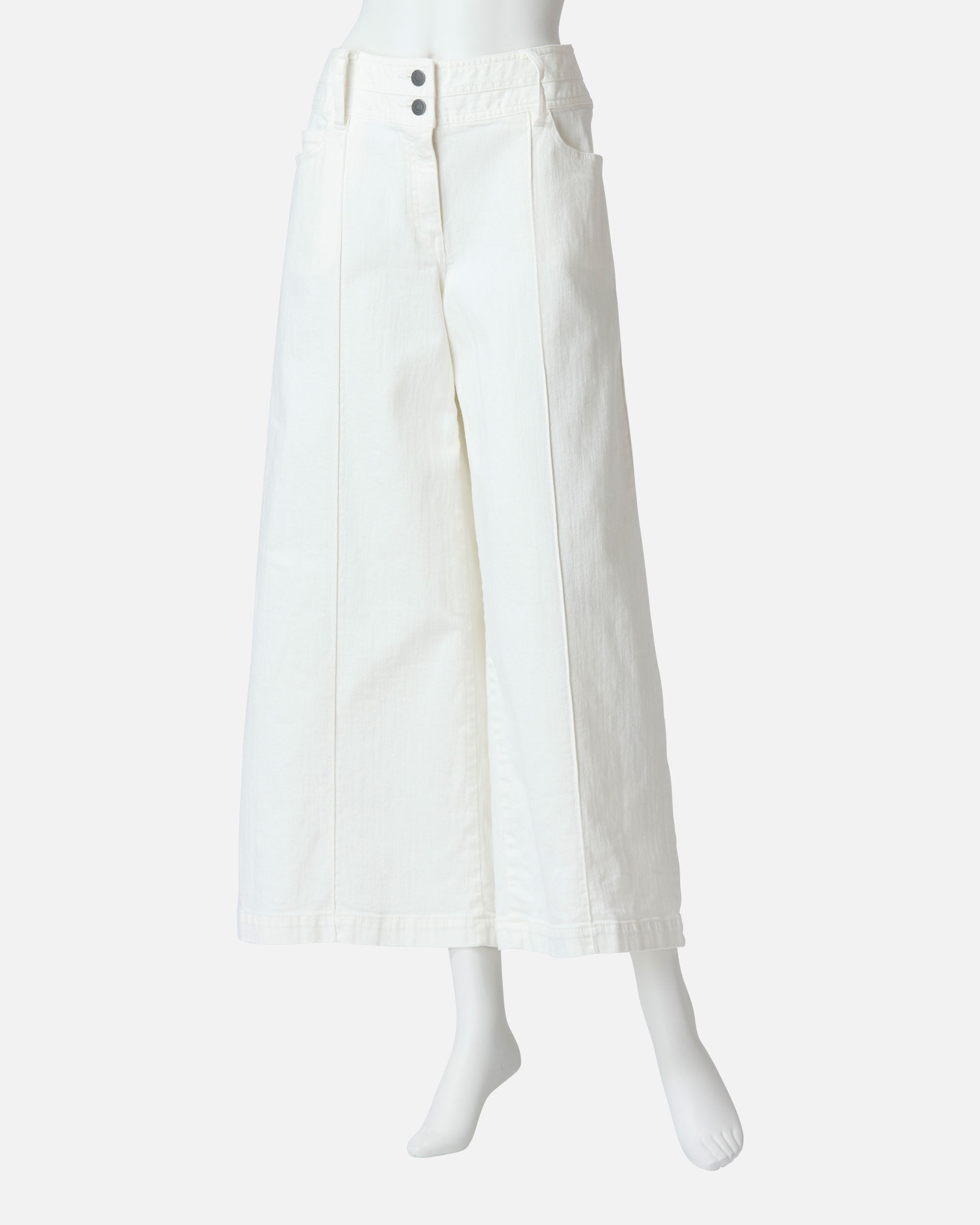 Summer Denim Wide Pants