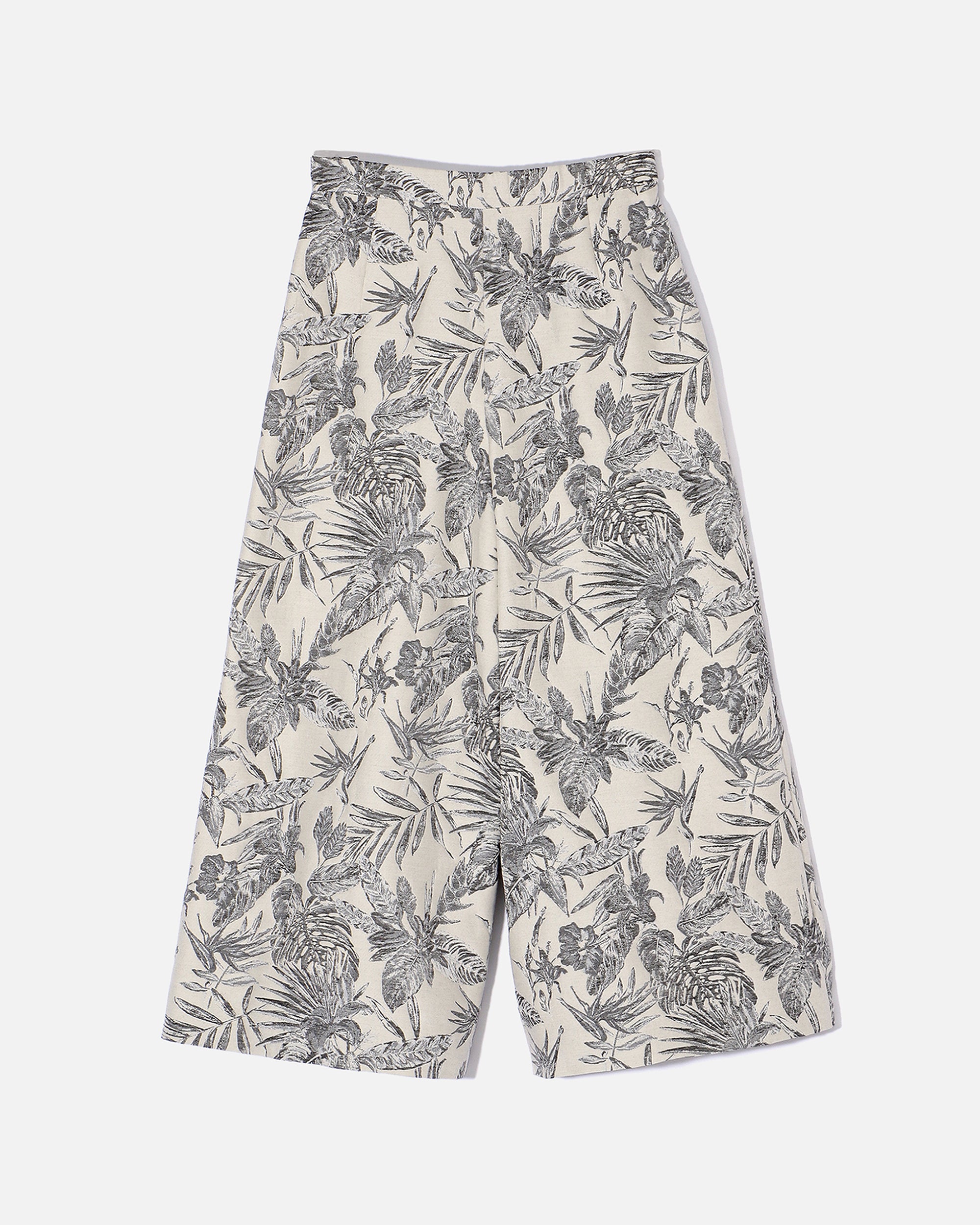 Cotton Polyester Jacquard Wide Pants
