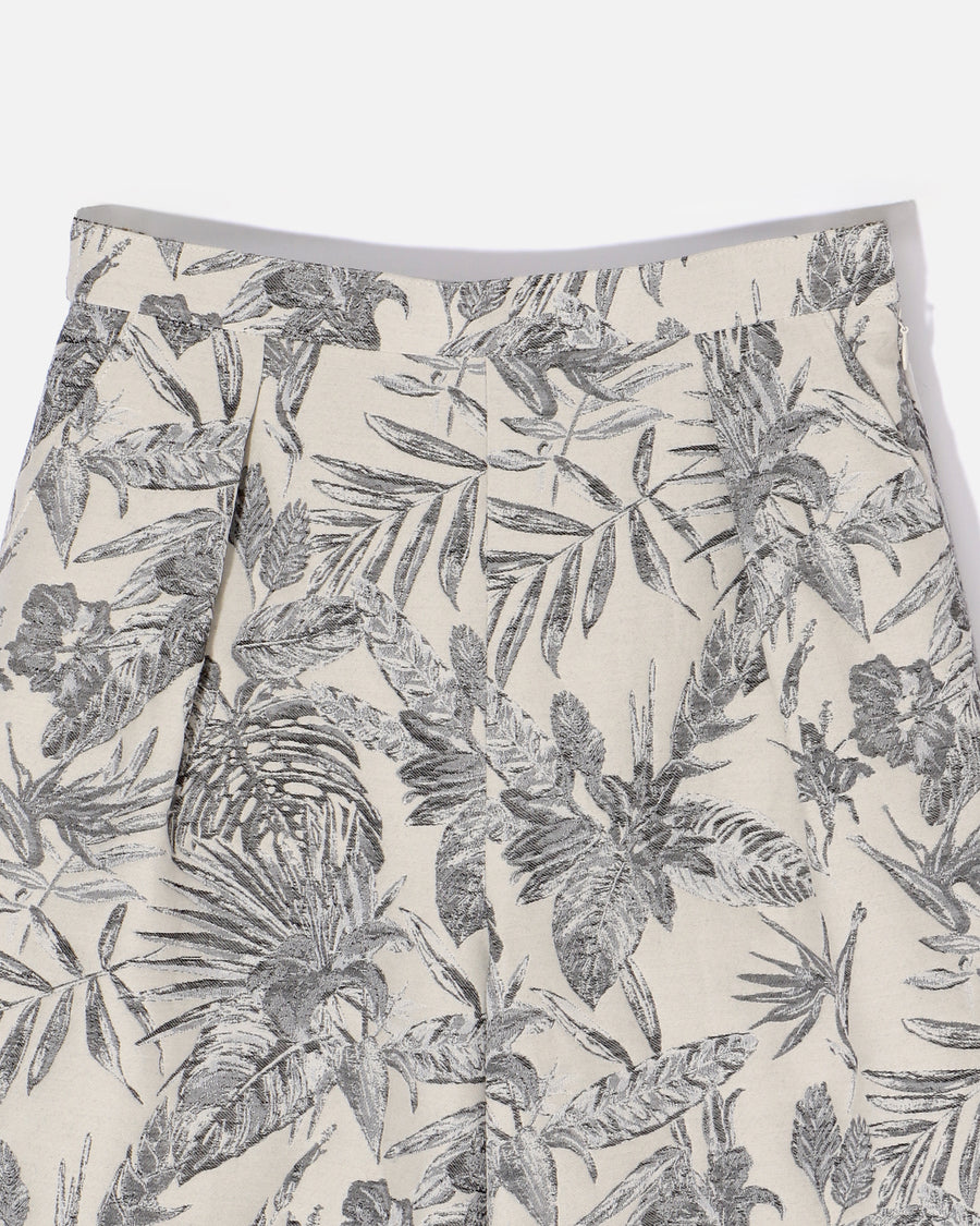 Cotton Polyester Jacquard Wide Pants