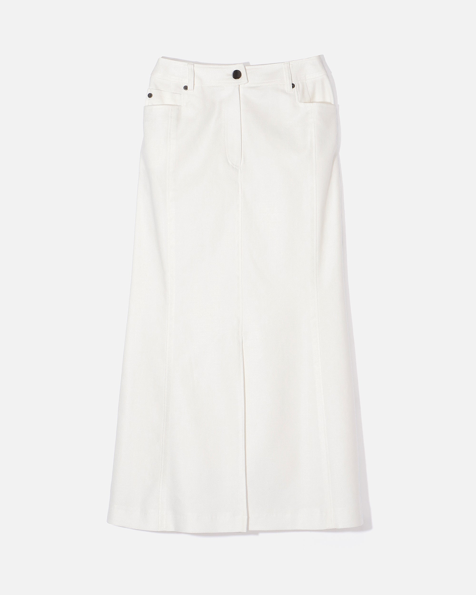 Cotton Rayon Twill Long Skirt