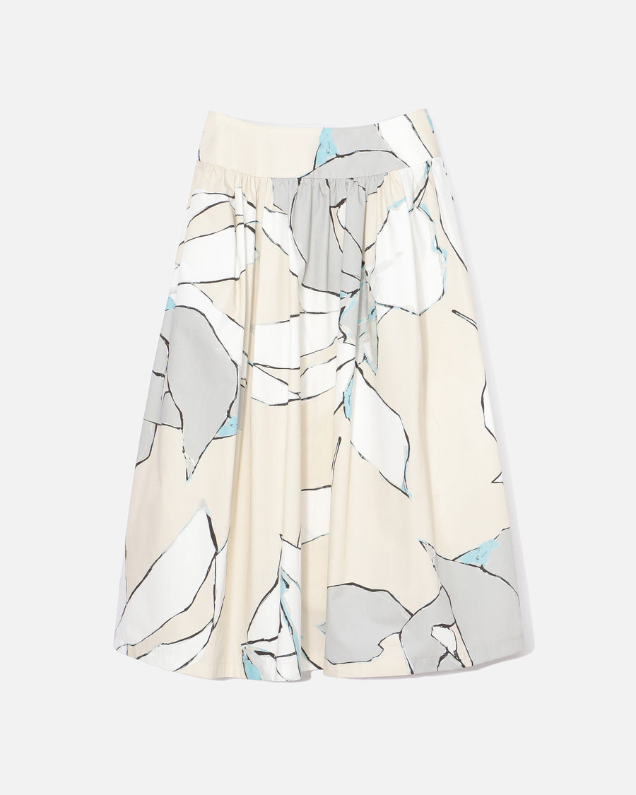 Botanical Print Skirt