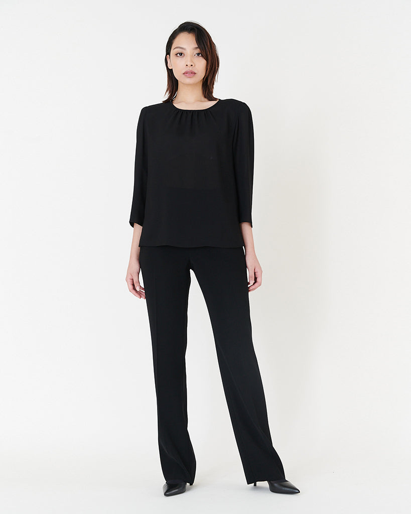 Black Georgette Blouse