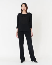Black Georgette Blouse