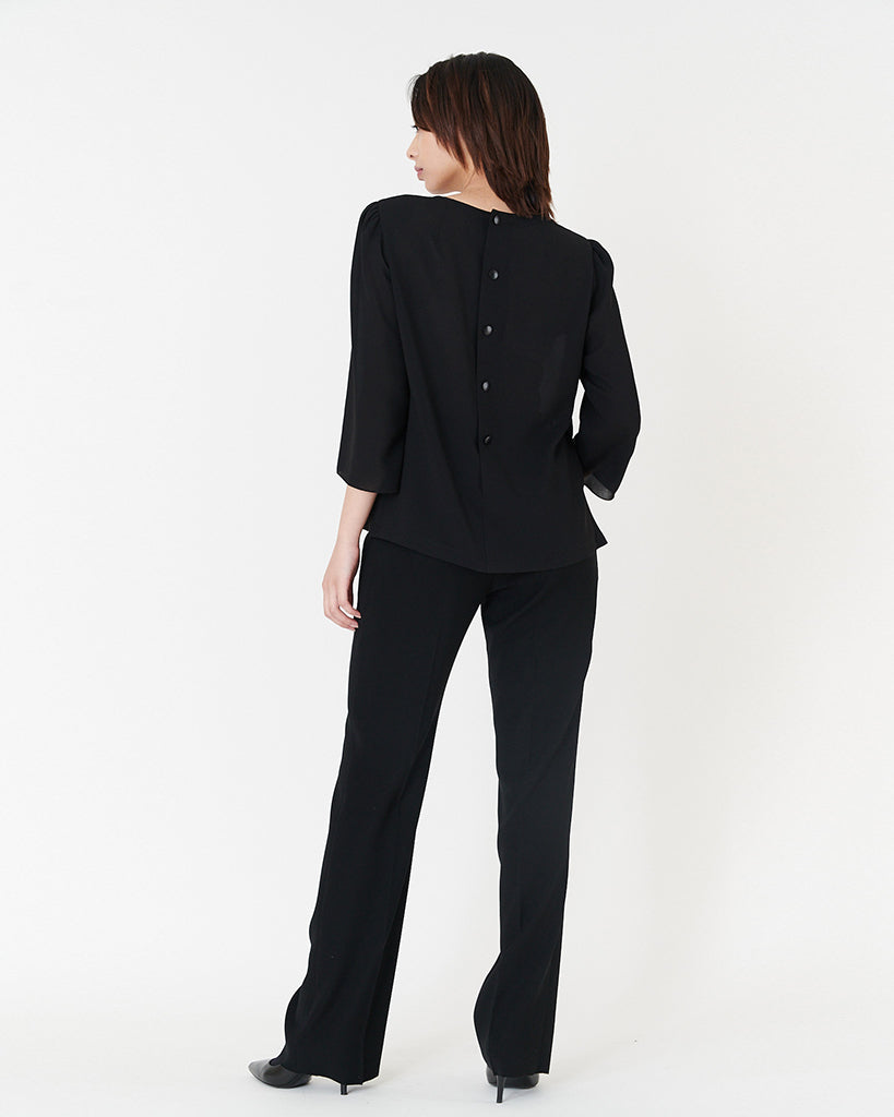 Black Georgette Blouse
