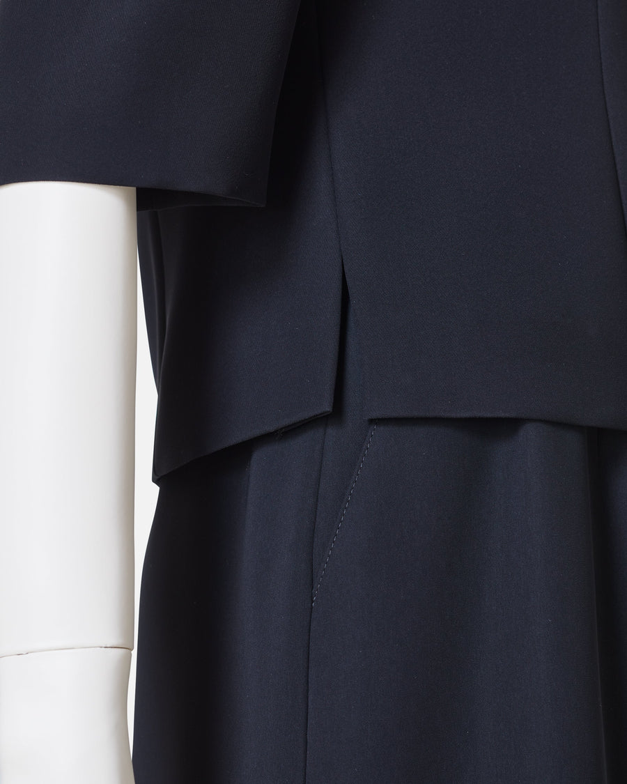 Black Crepe Blouse