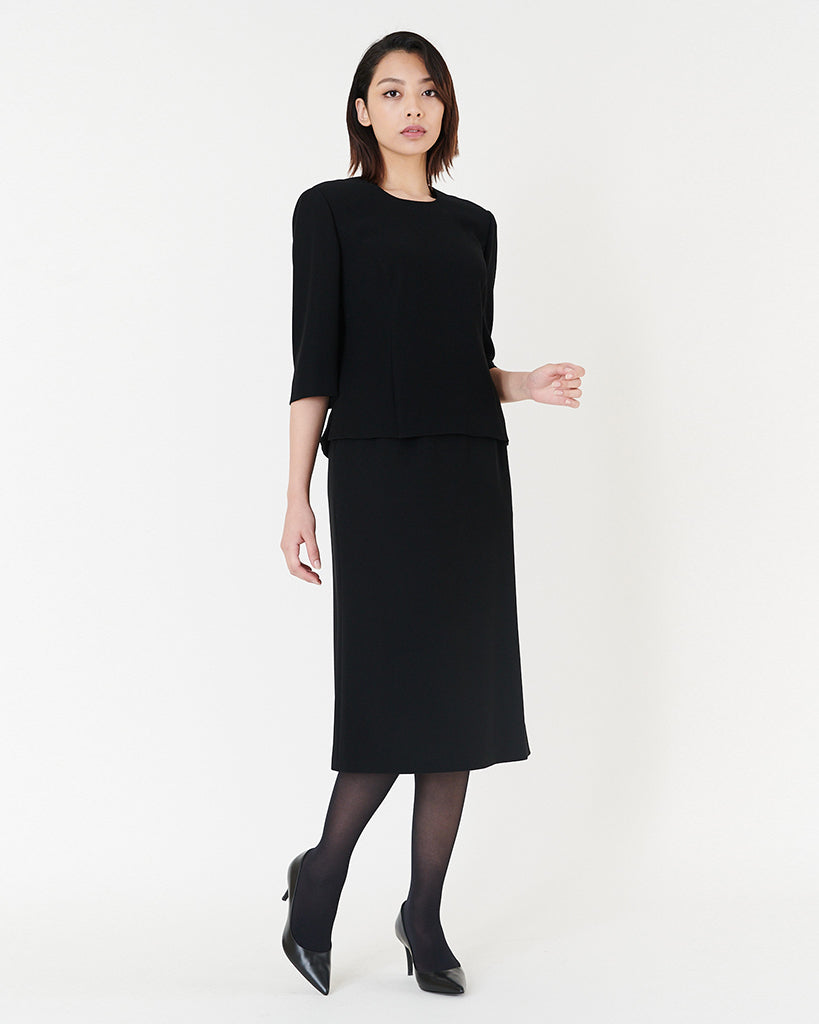 Black Crepe Blouse
