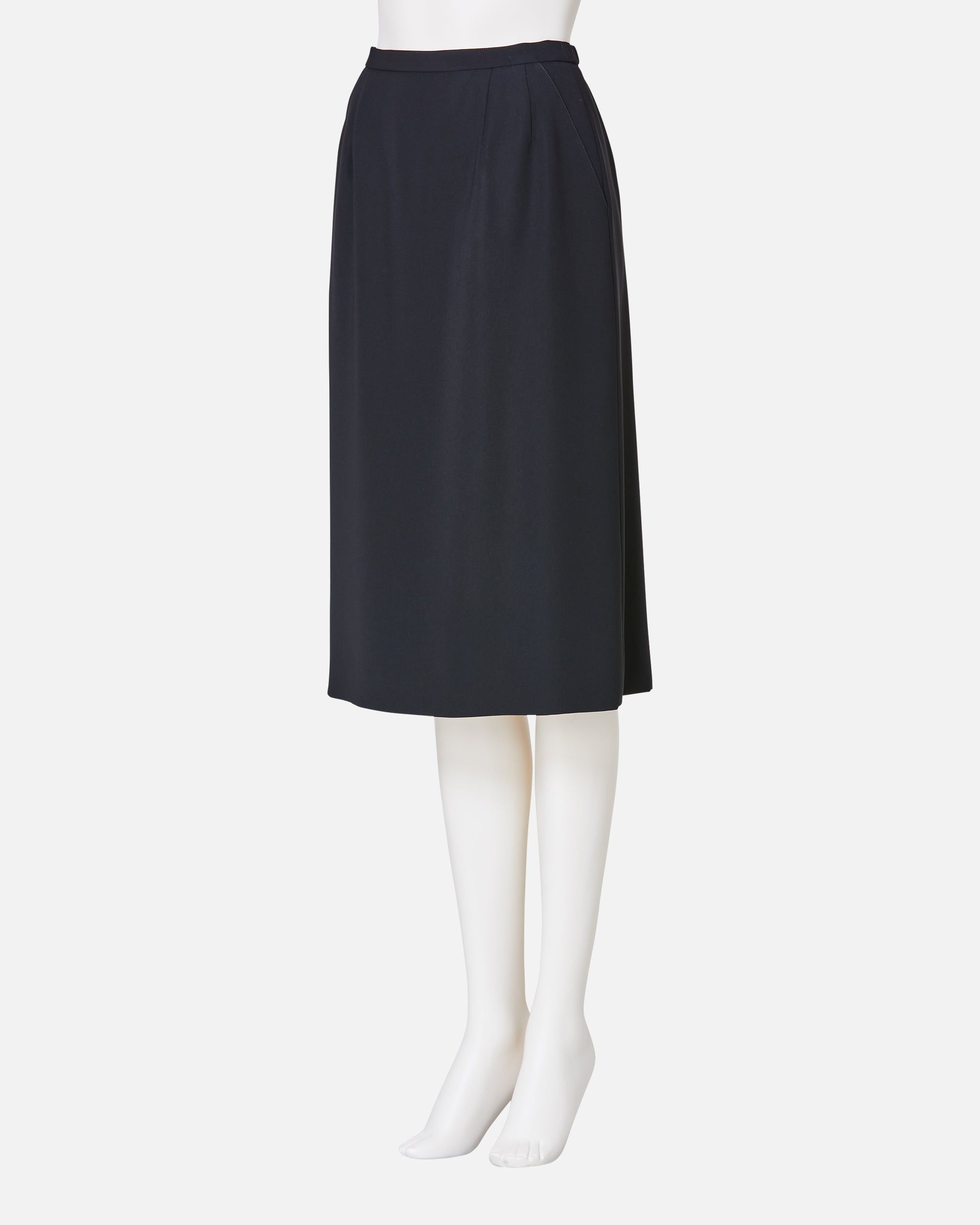 Straight Black Skirt