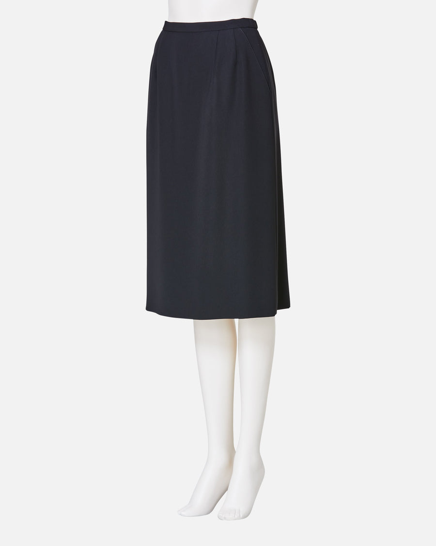 Straight Black Skirt