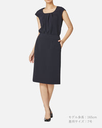 Pleat-Neck Blouse