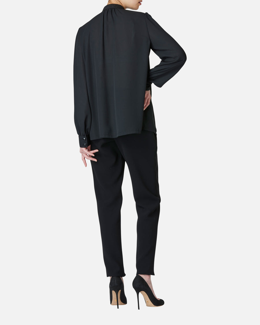 Triacetate polyester tapered pants