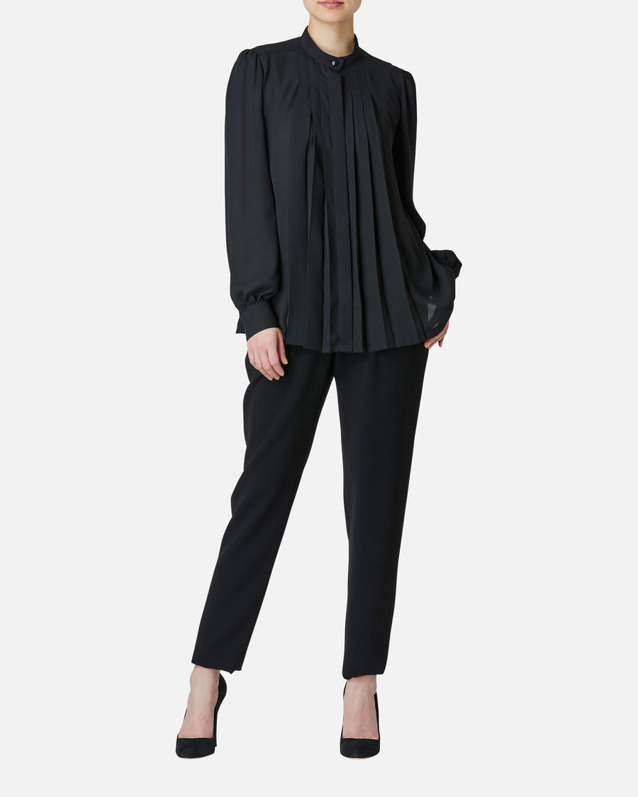 Triacetate polyester tapered pants