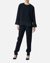 Triacetate polyester overblouse