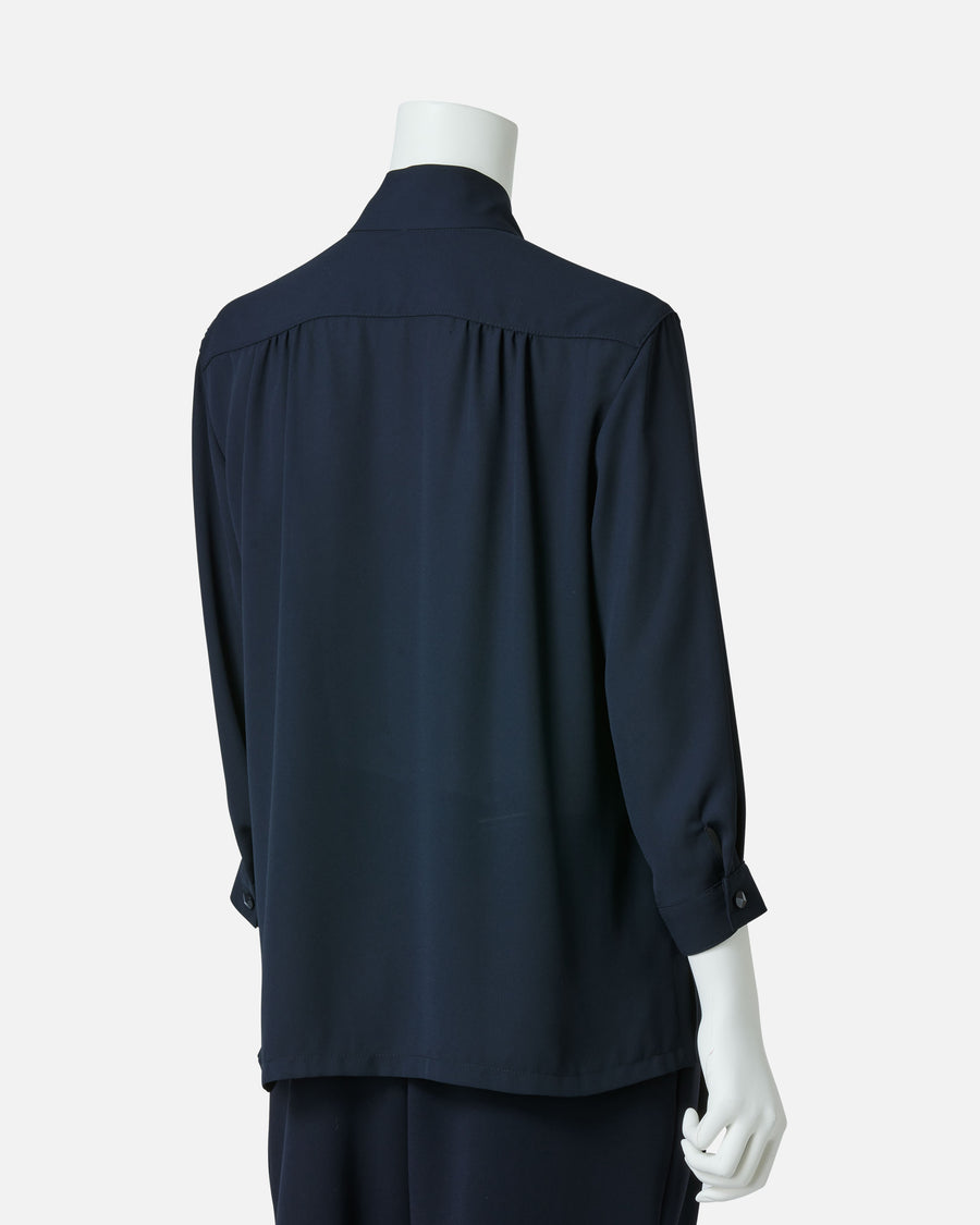 Polyester Georgette Bowtie Blouse