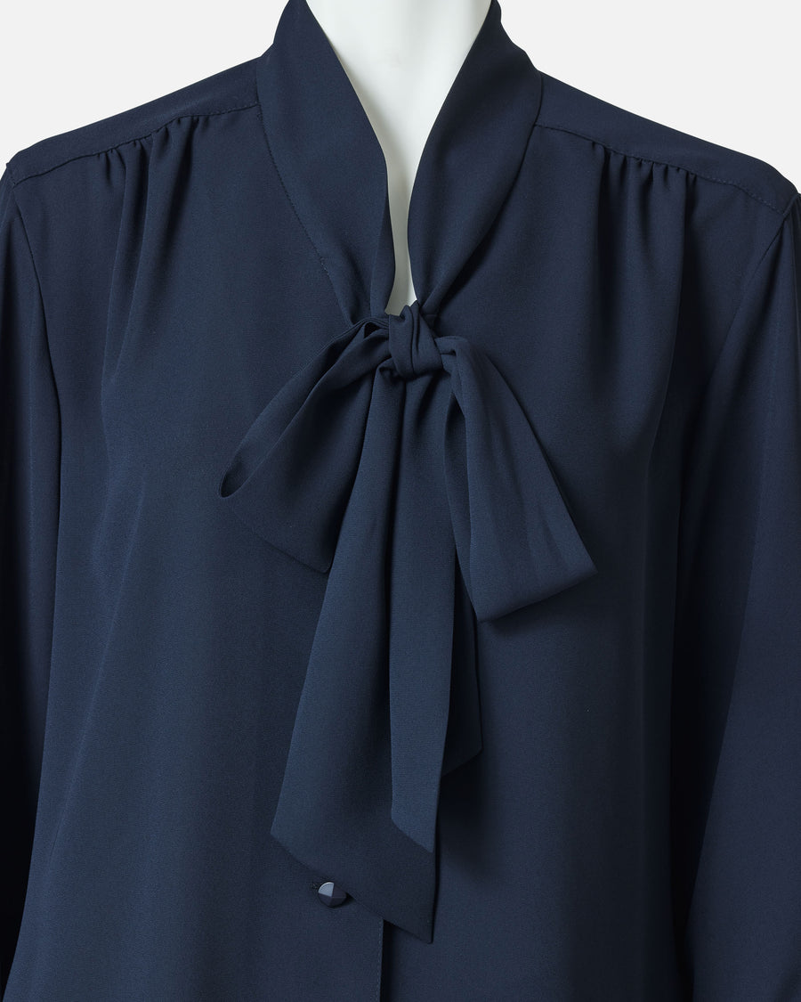 Polyester Georgette Bowtie Blouse
