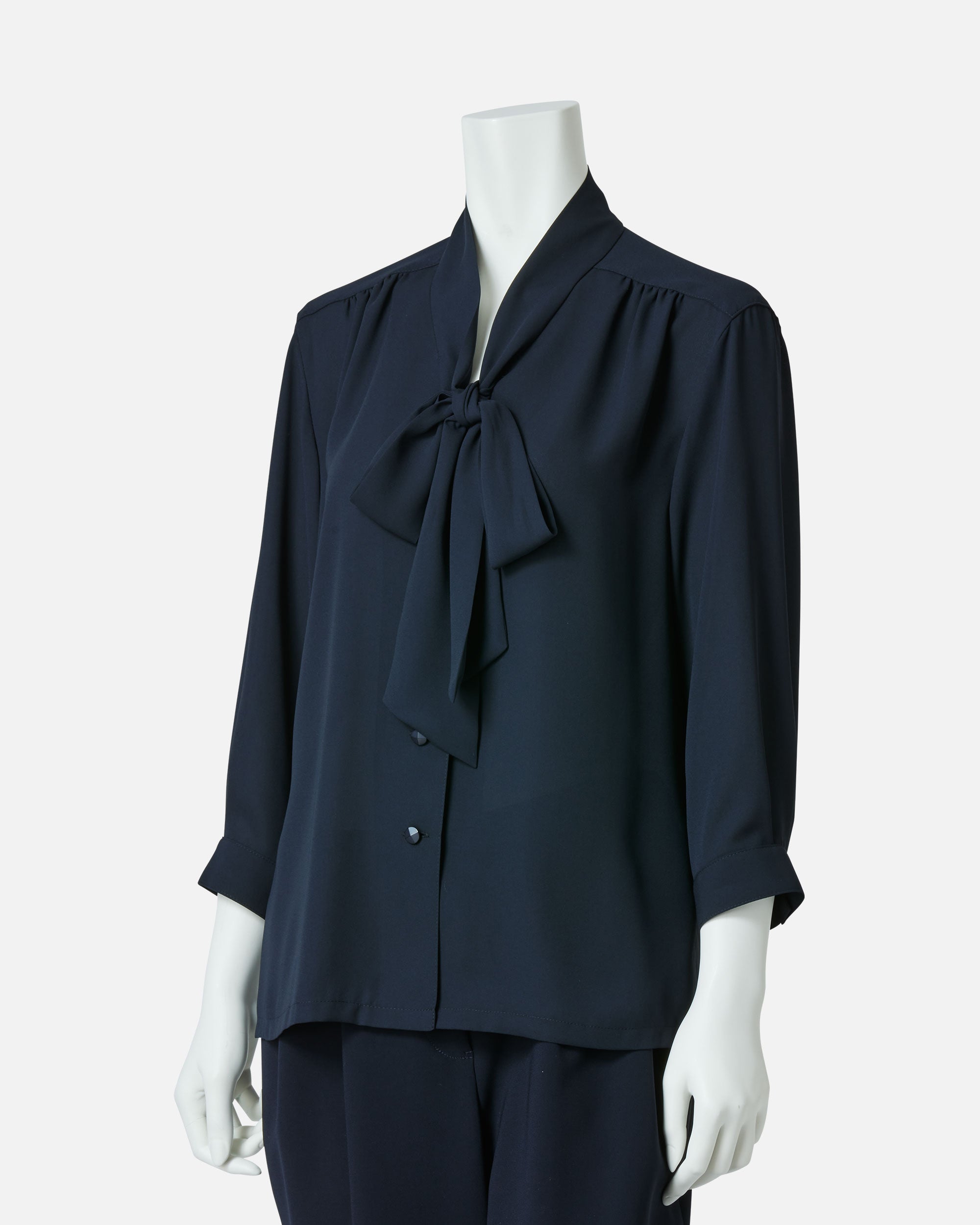 Polyester Georgette Bowtie Blouse