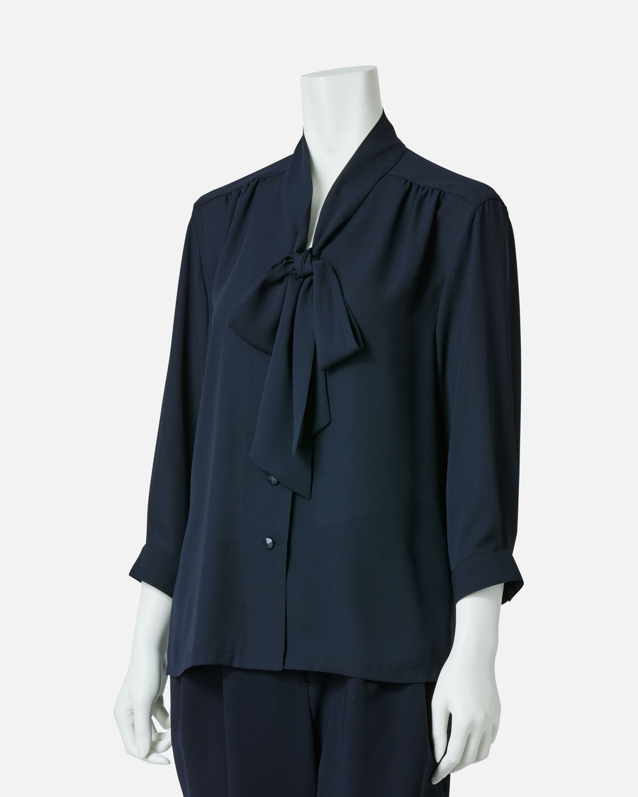Polyester Georgette Bowtie Blouse