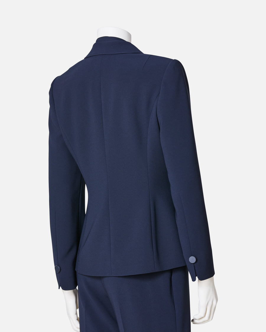 Single Button Closure Tailored Jacket